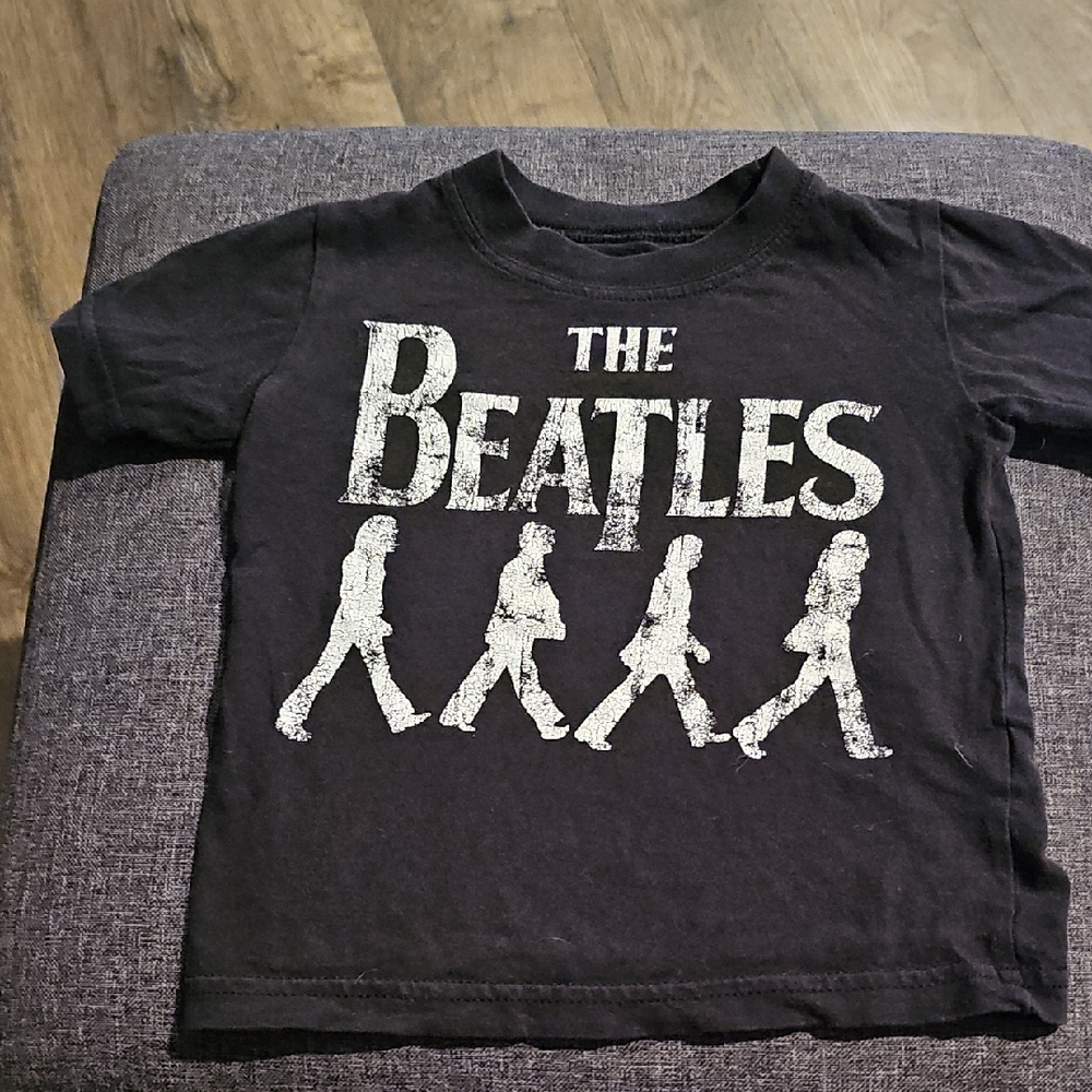 2016 The Beatles Black Graphic Tee 18 Months Toddler Kids Vintage Music Boy Girl